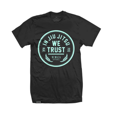 Trust T-Shirt (Teal on Black)