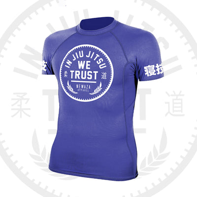 In Jiu Jitsu We Trust Ranked Short Sleeve Rashguards